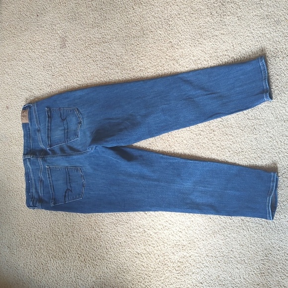American Eagle Outfitters Highest Rise Legging Crop Jeans Size 14 - Picture 5 of 9